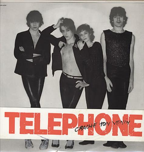 見本盤　Telephone Crache Ton Venin Telephone Telephone Crache Ton Venin French vinyl LP album (LP record